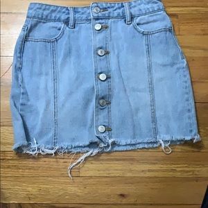 jean skirt